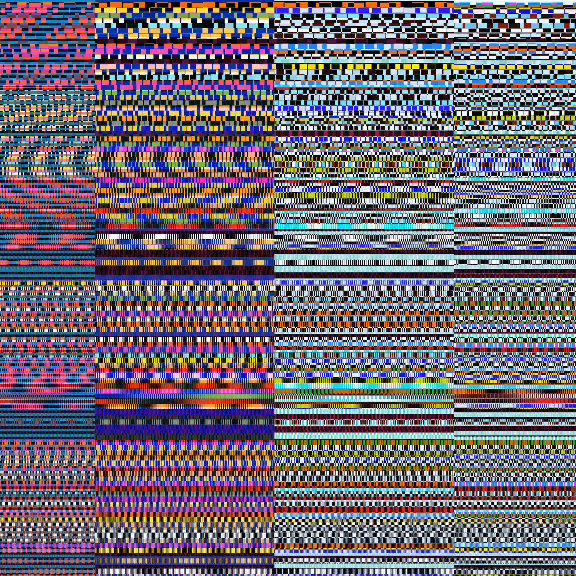 Glitchometry Stripes #62