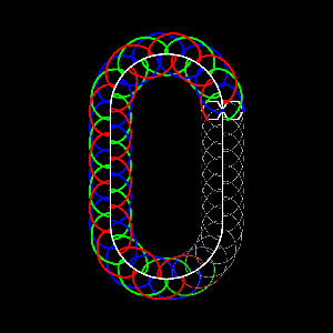Trichromatic Spiro-graphing ⬡ 💊🟦🟥🟩