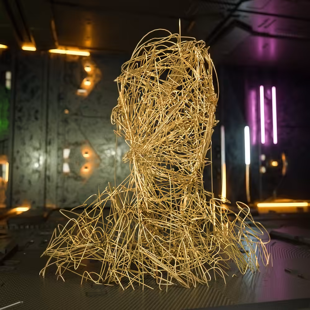 Wired man