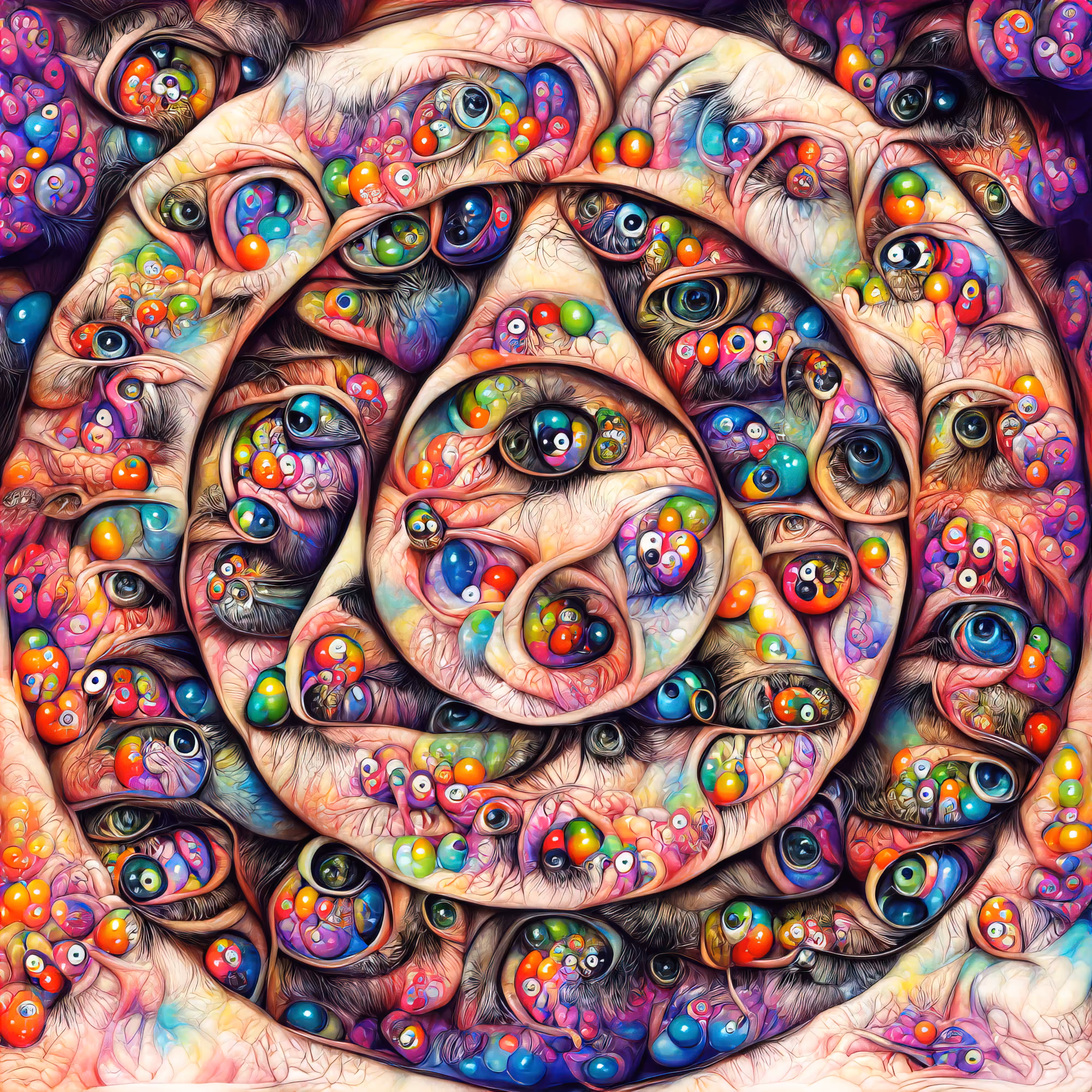 Psychedelic Tourism Postcard 06