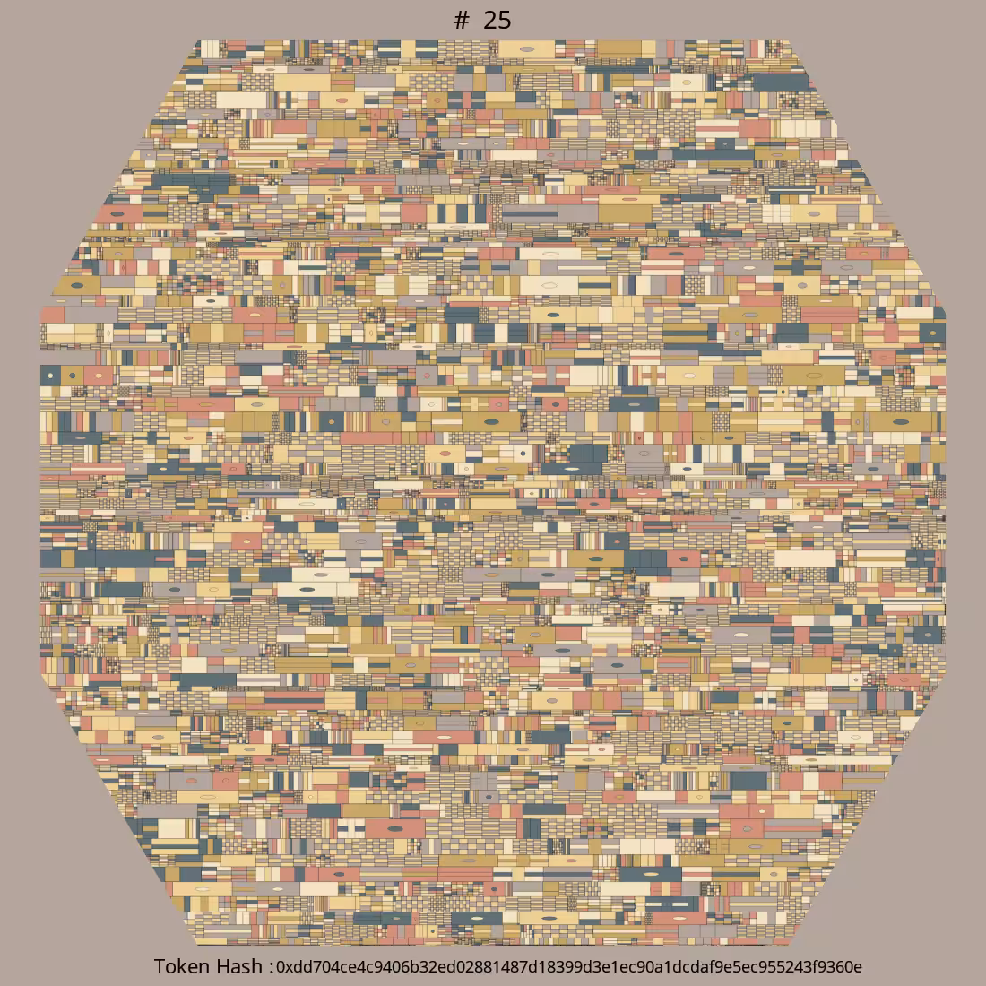 Abstracte Raster:The last piece #25