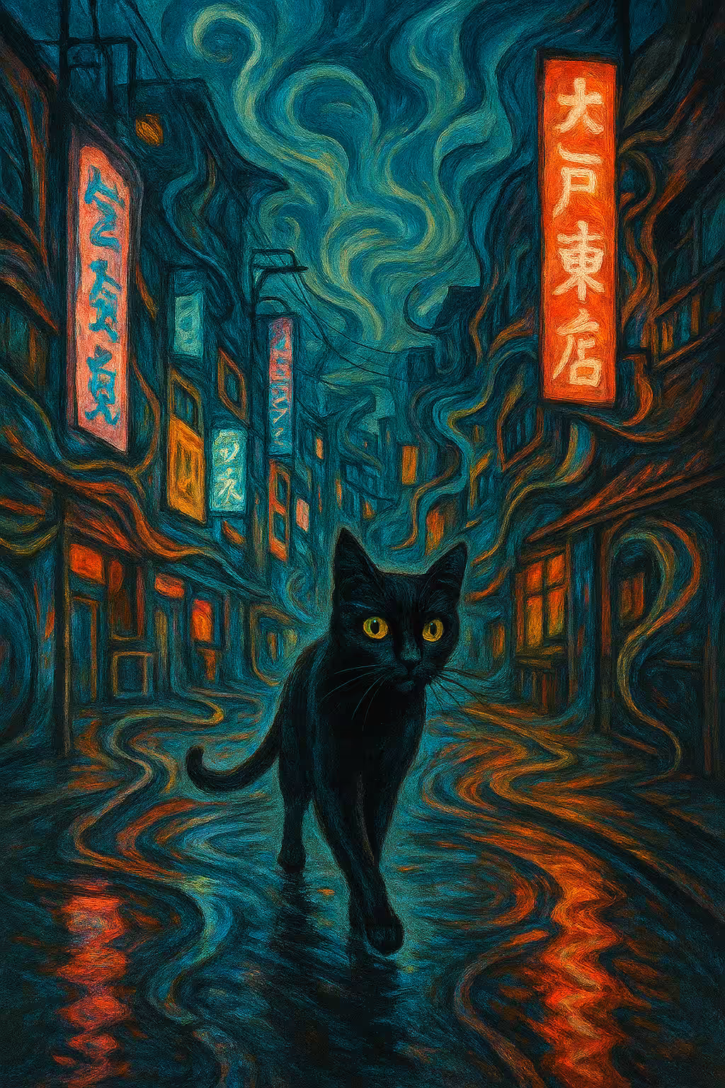 "Neon Alleywalker"