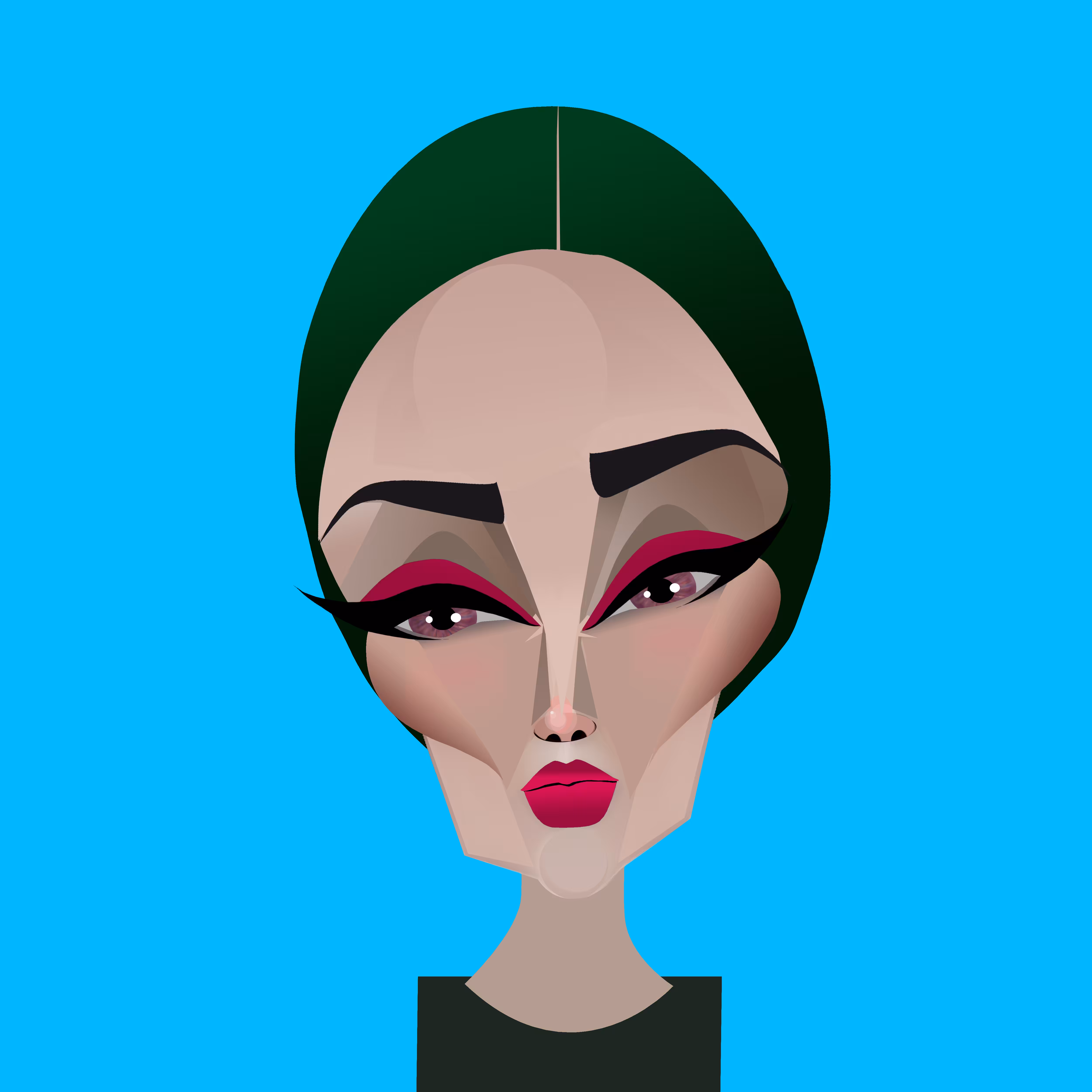 isabel green hair