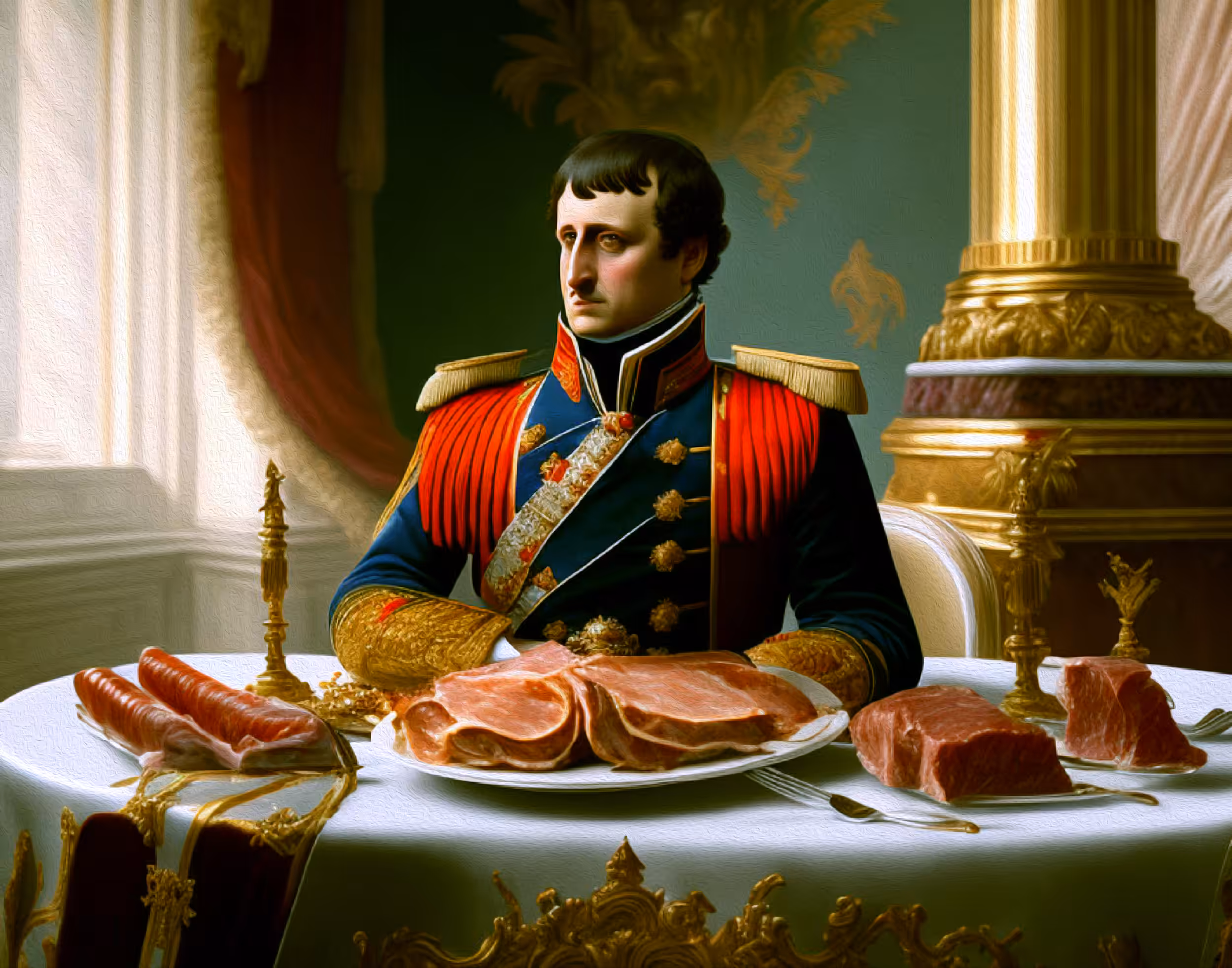 History of Spam Art "Napoleon"