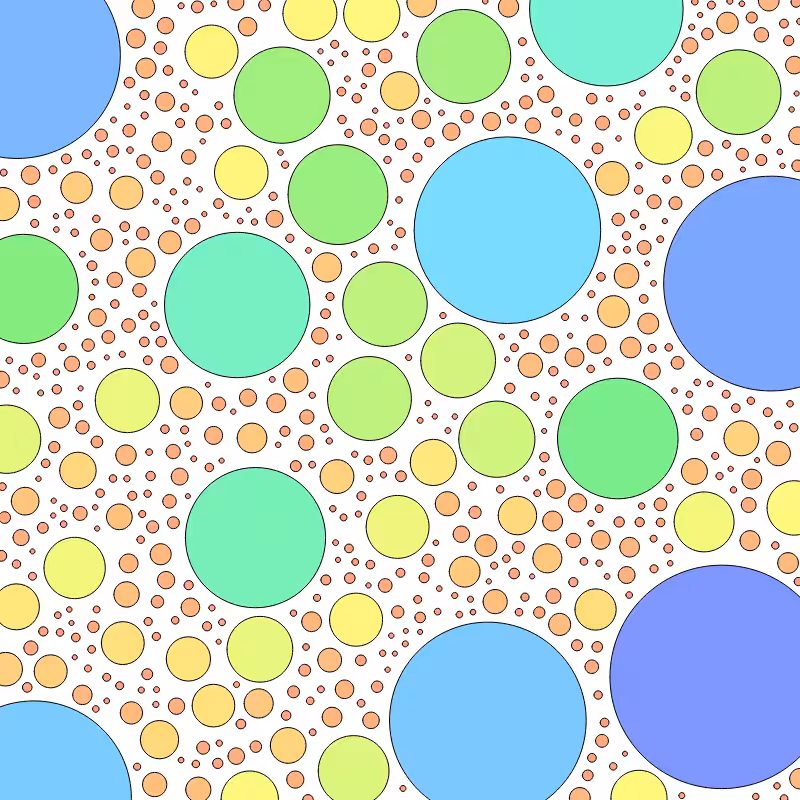 Laying circles #7