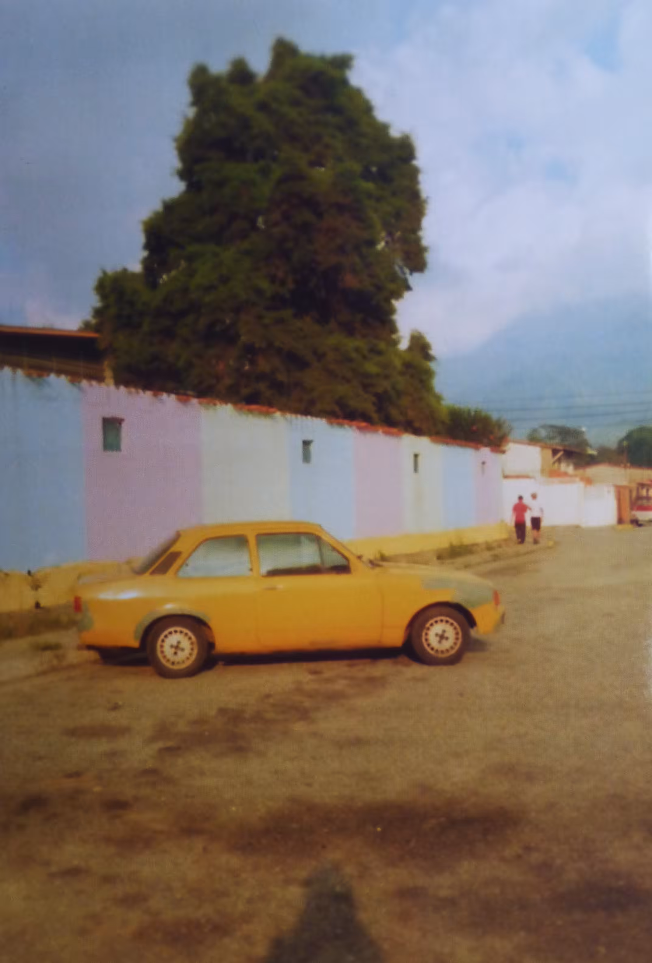 Little yellow car