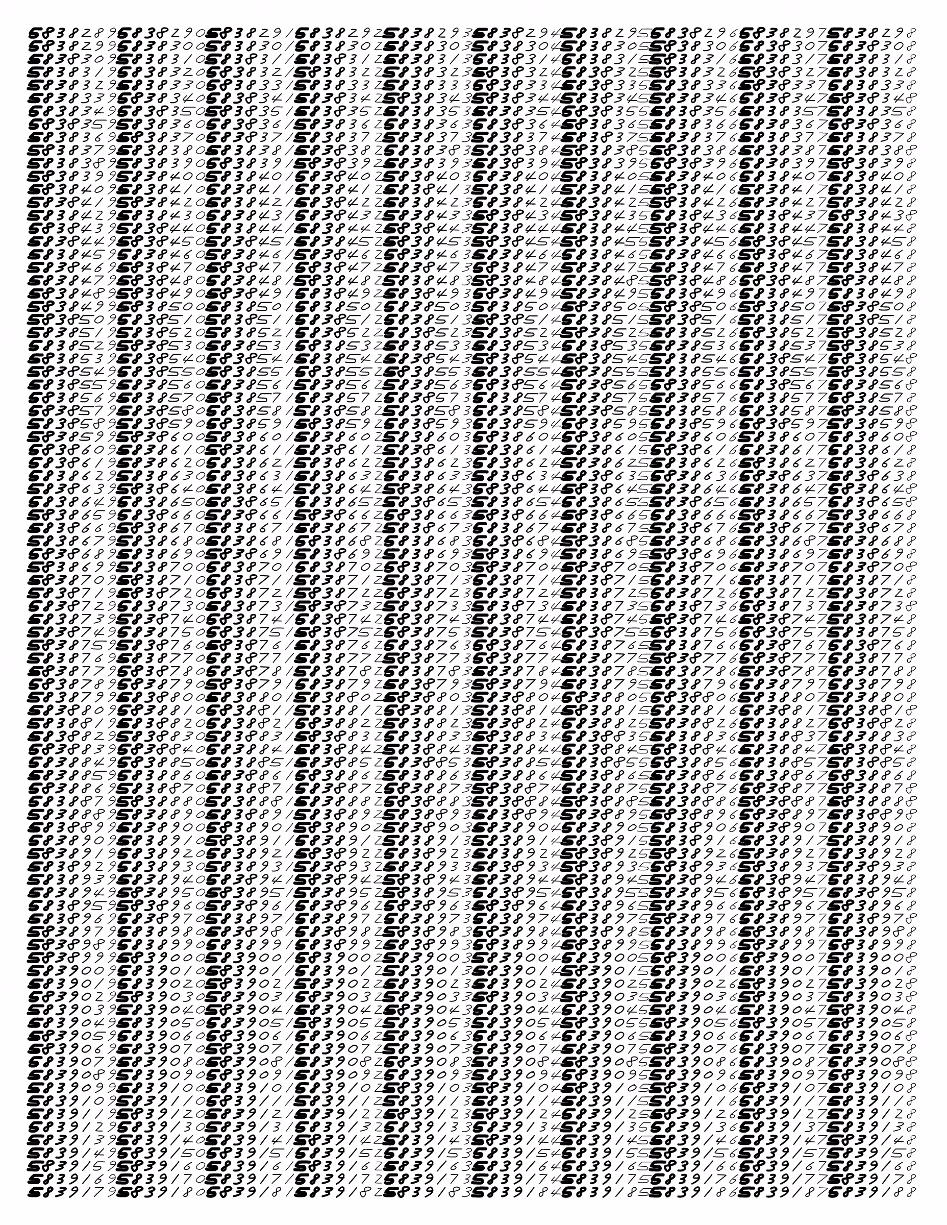 Endless (5,607,250 to Infinity) #780