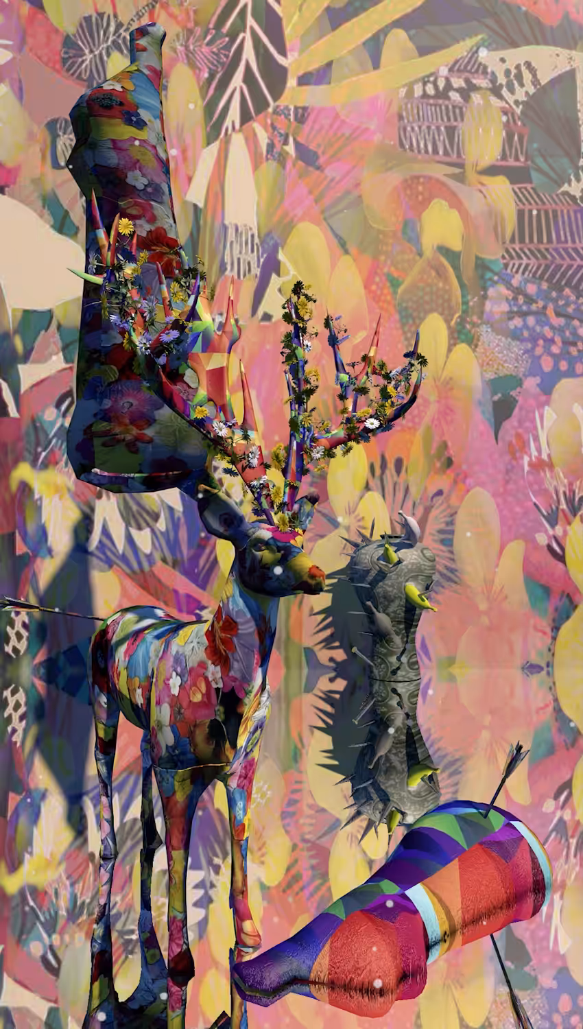 Deer and banana