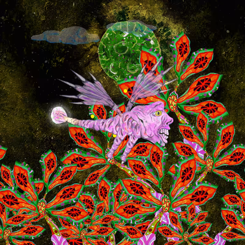 Fireflies and Flower Gardens #7