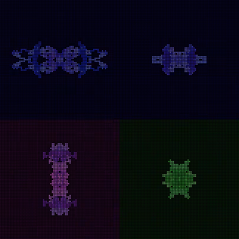 Dither Creatures 2x2 #13