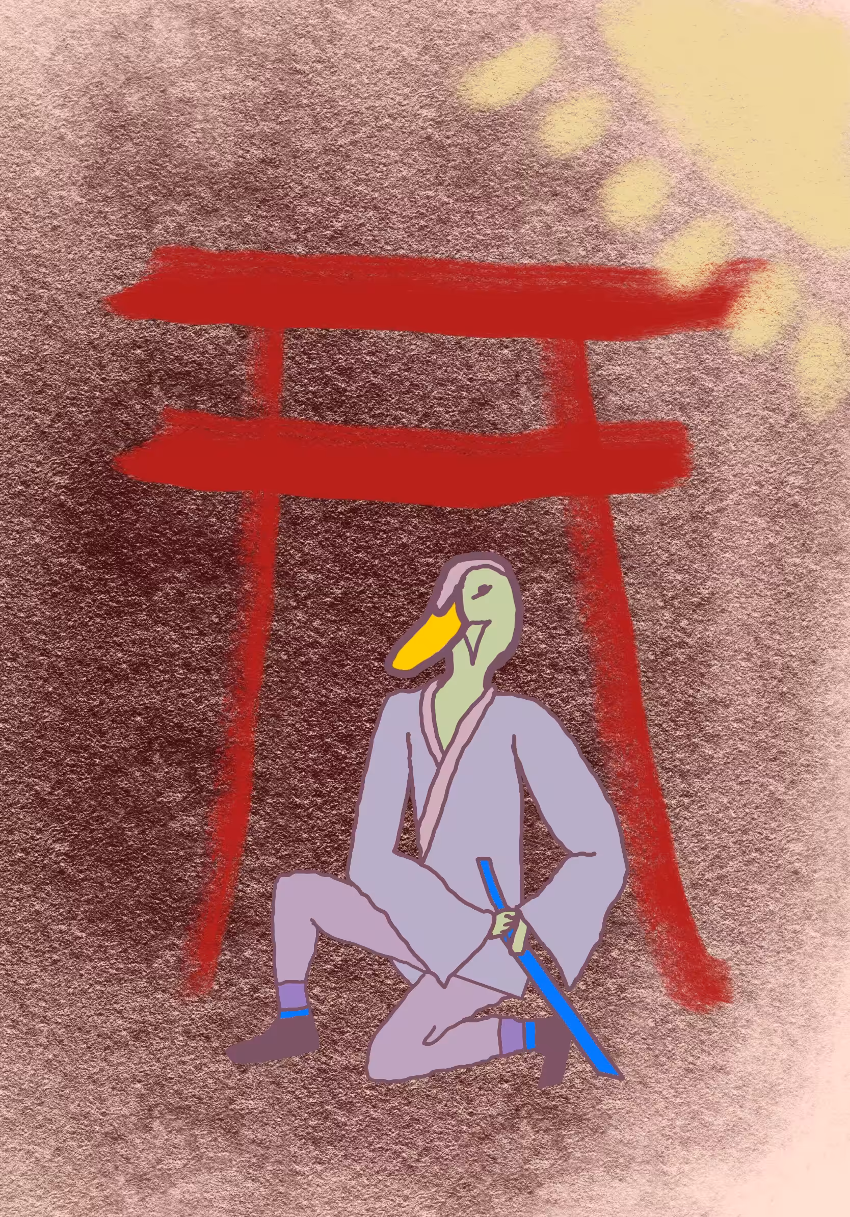 GM! #03 - samurai duck at the gate 