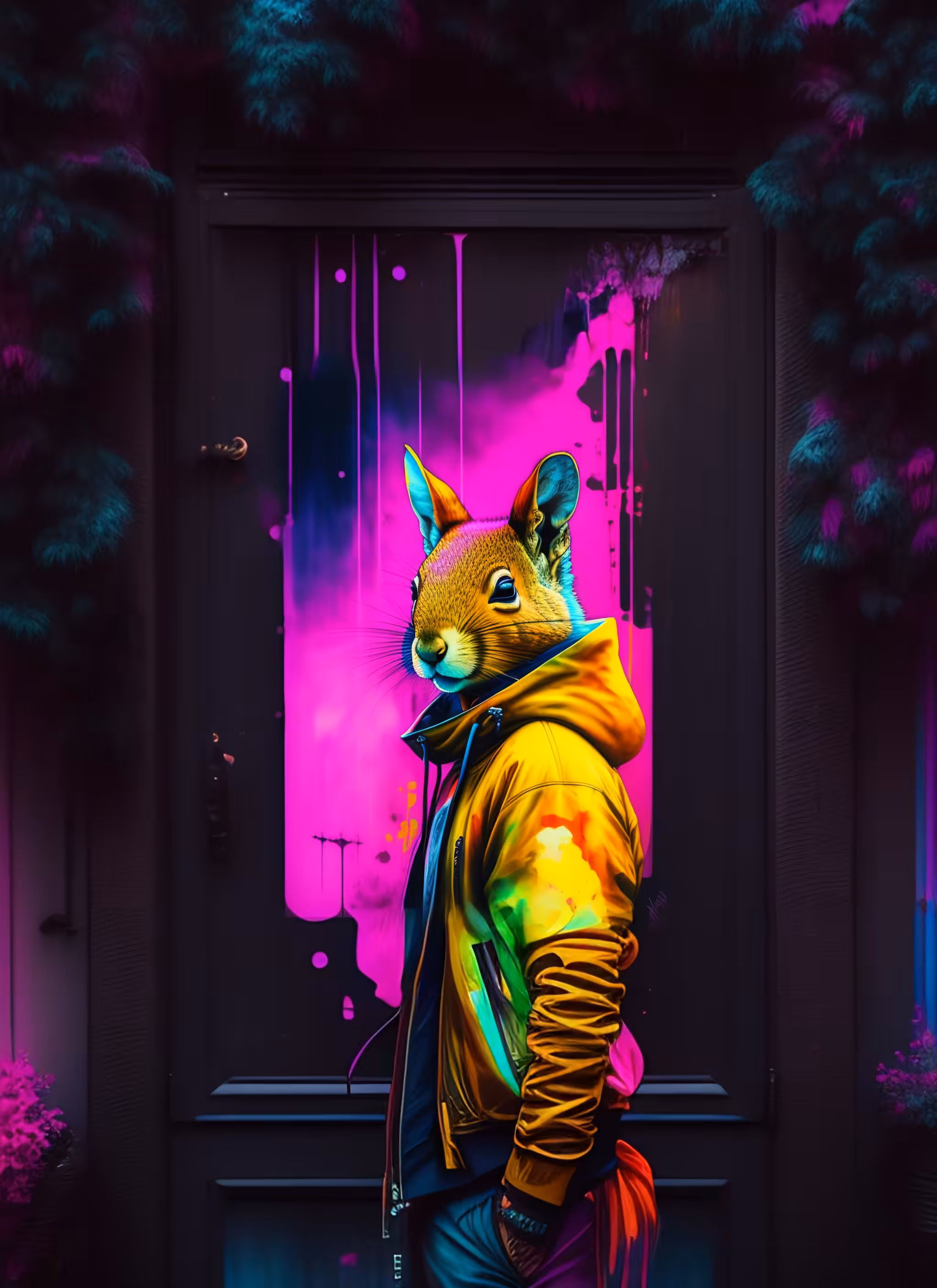 Walker un the street