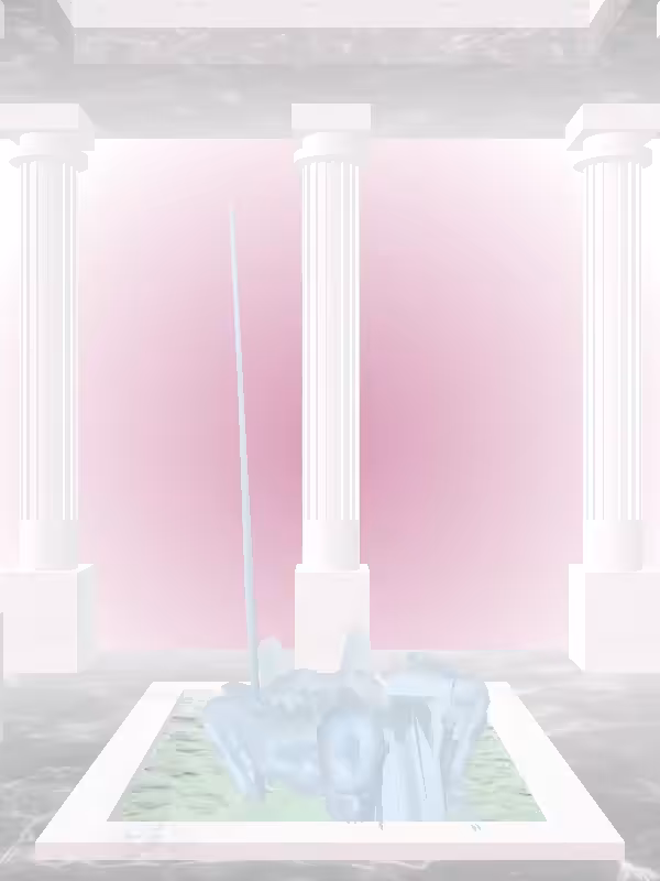 HeavenComputer: The Athletic Ethereal Blue Woman #7636