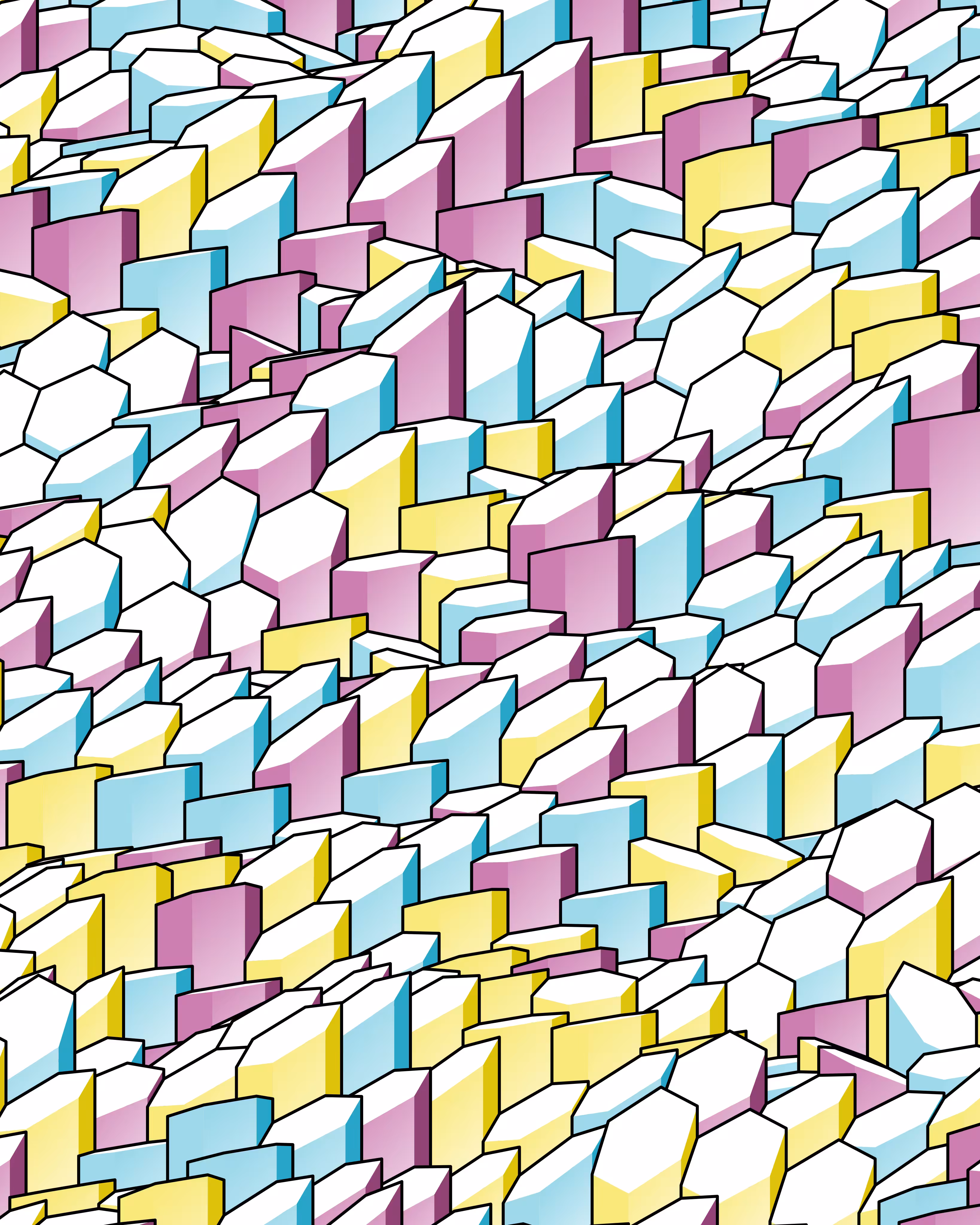 Hexagones Landscape #147
