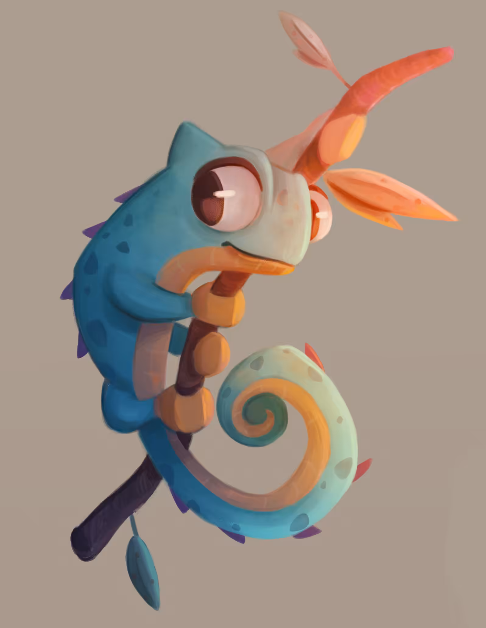 Little chameleon
