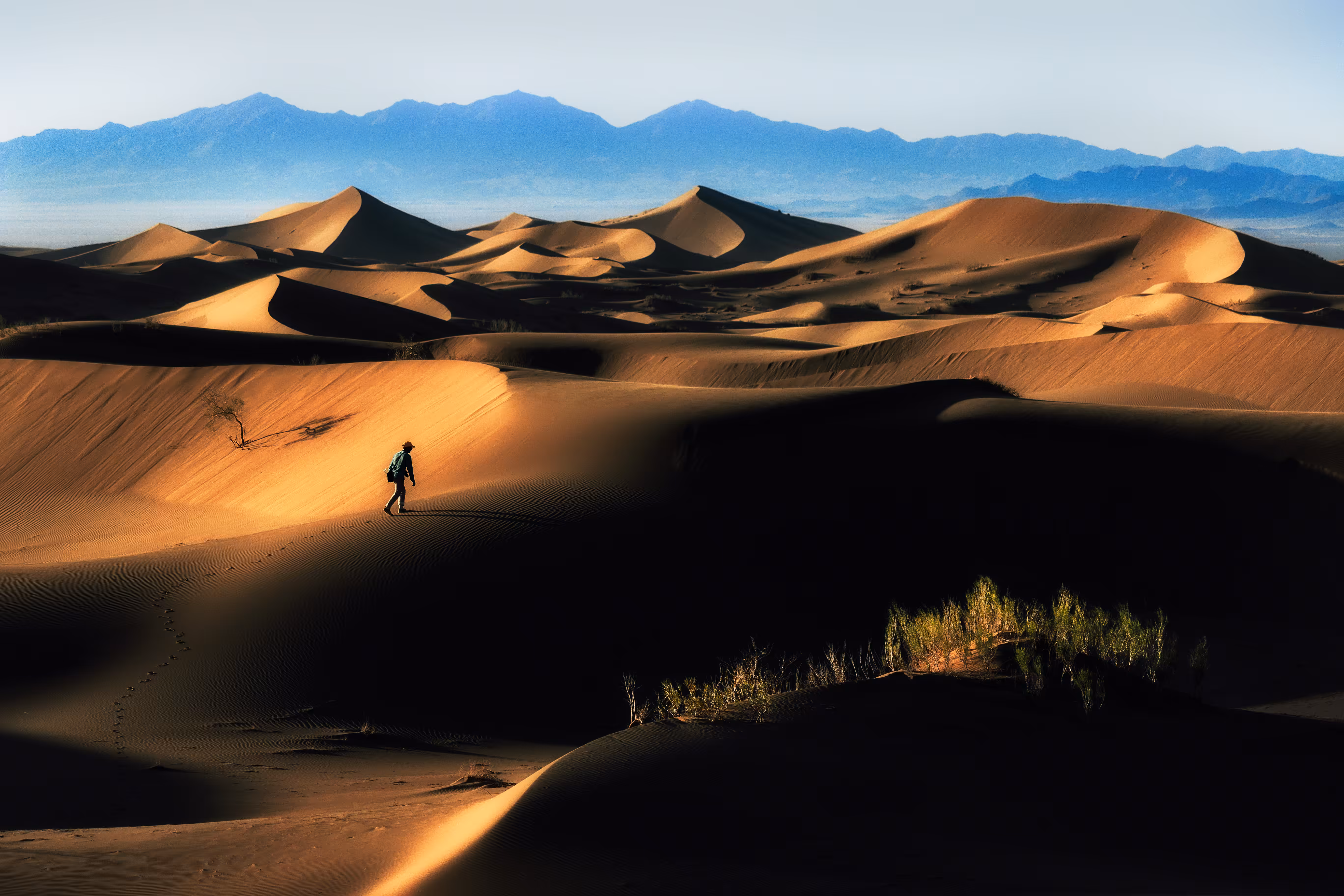 toward the mountains