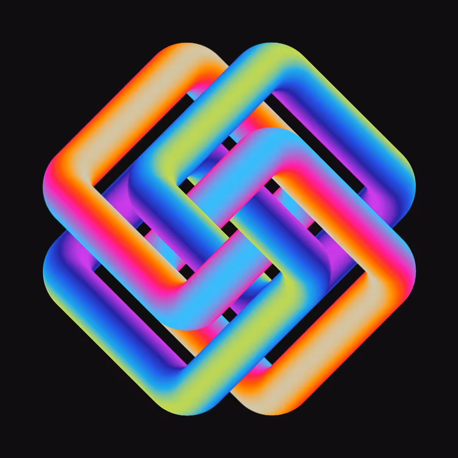 Geometric Gems: Quadruple - 1/1 (Animation)
