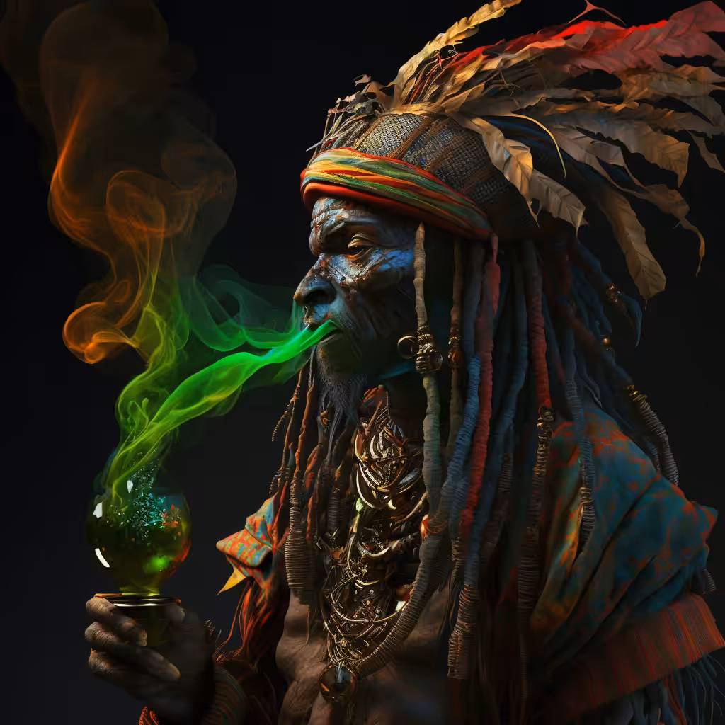 Psychedelic Art: Rasta 