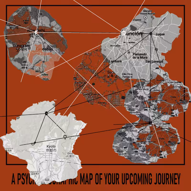 PSYCHOGEOGRAPHIC MAP  #8