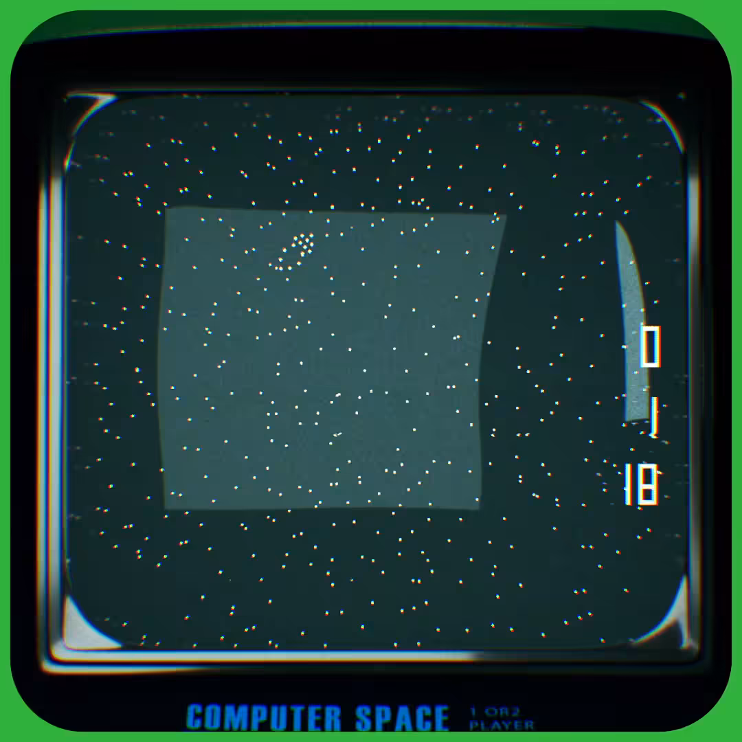 Gameplay - Computer Space | Green Arcade