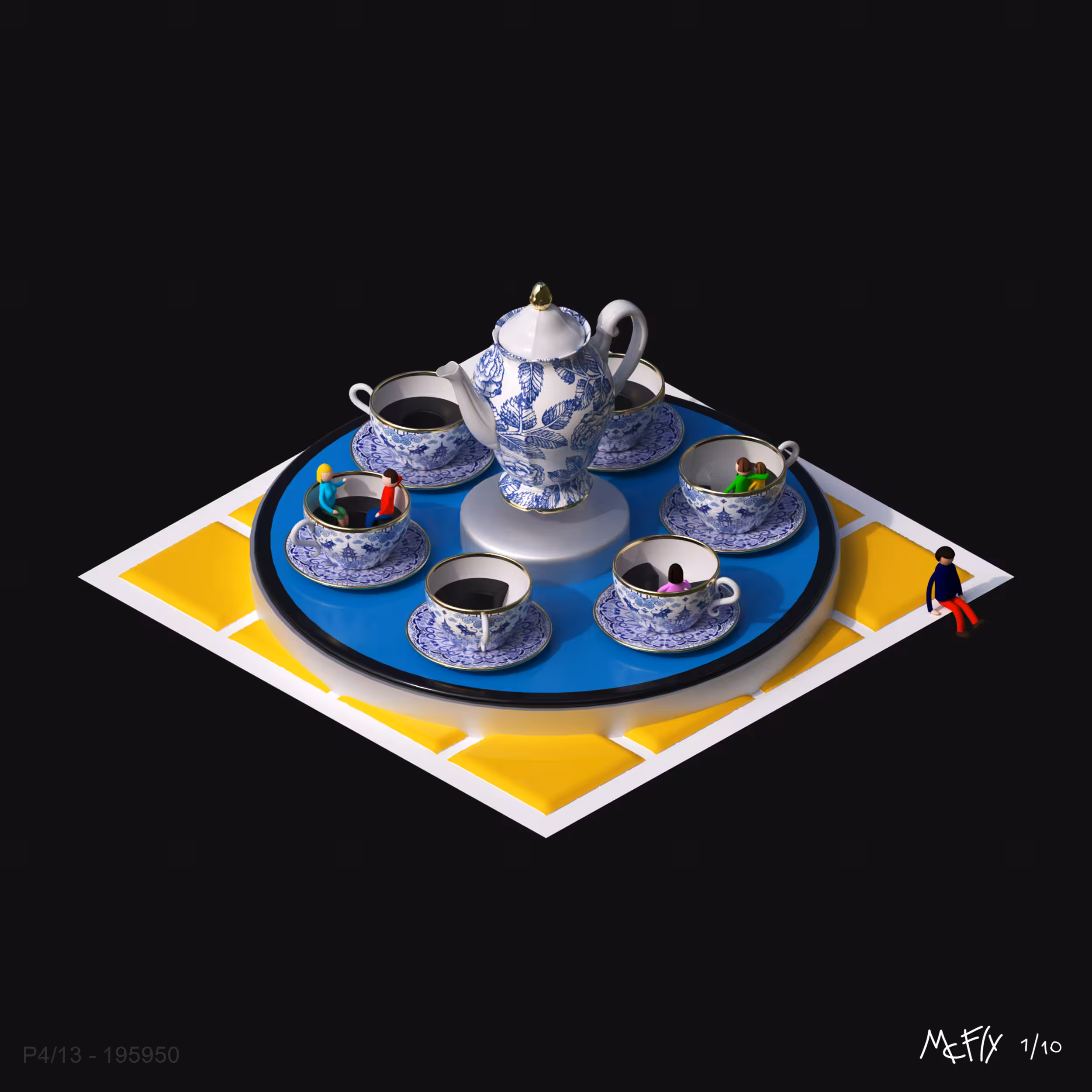 Pyramid 004/13 - Tea Cups