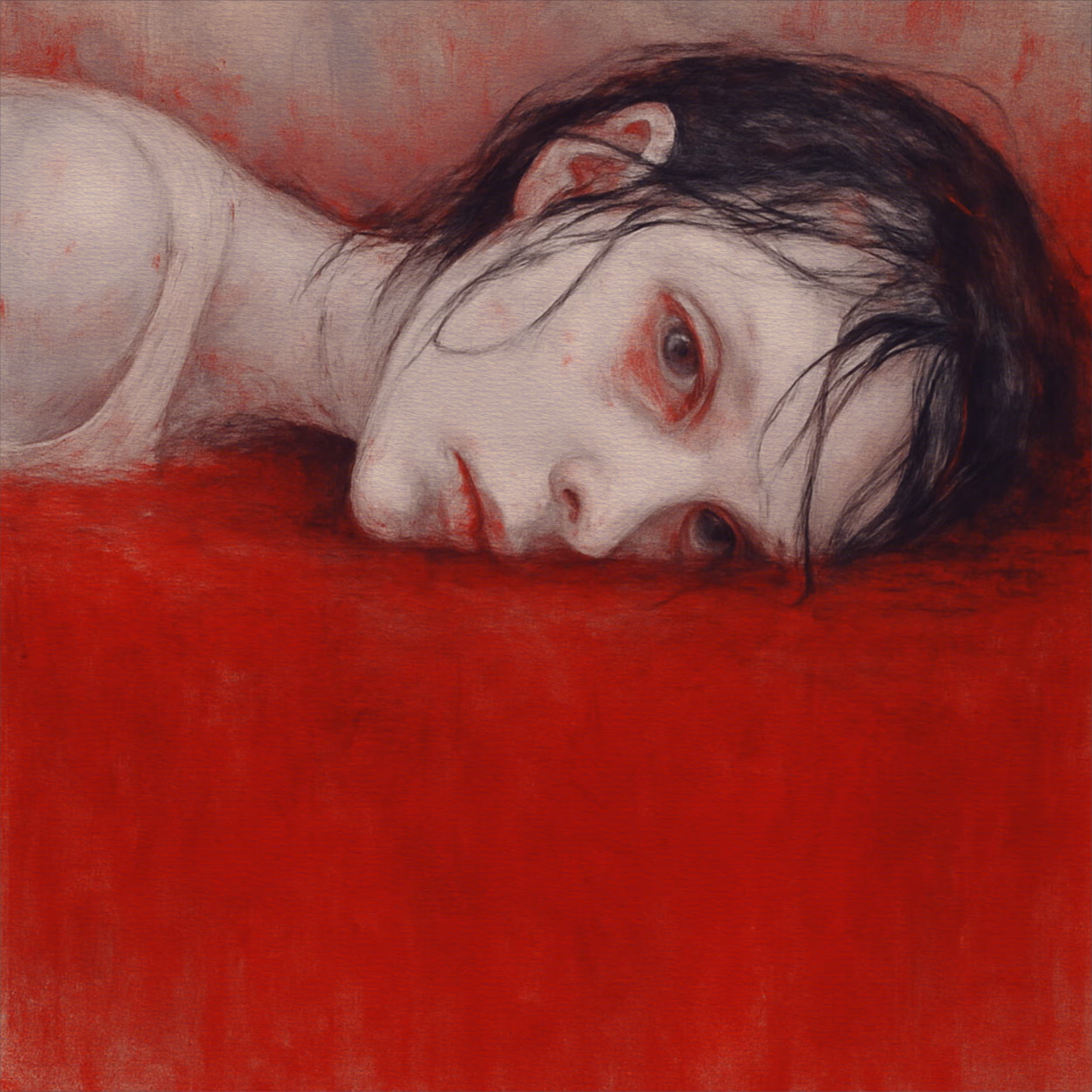i fell asleep in the color of goodbye
