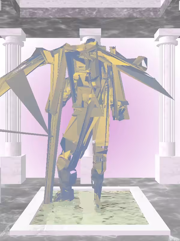 HeavenComputer: The Fragmented Victorious Sunlit Cobalt Man #1923