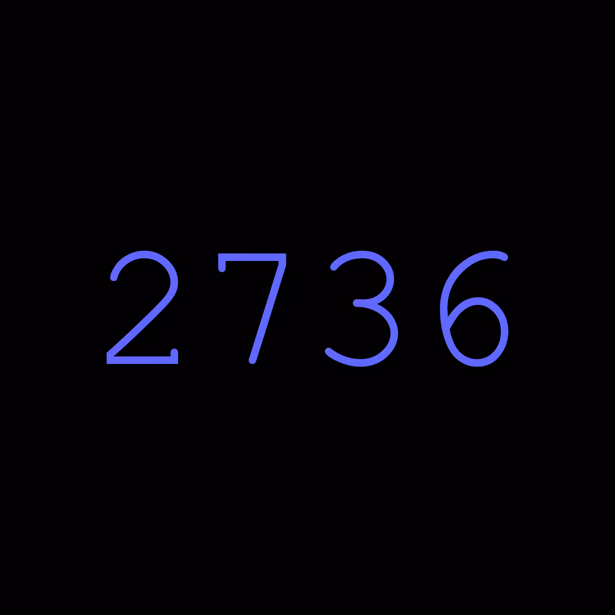 2736