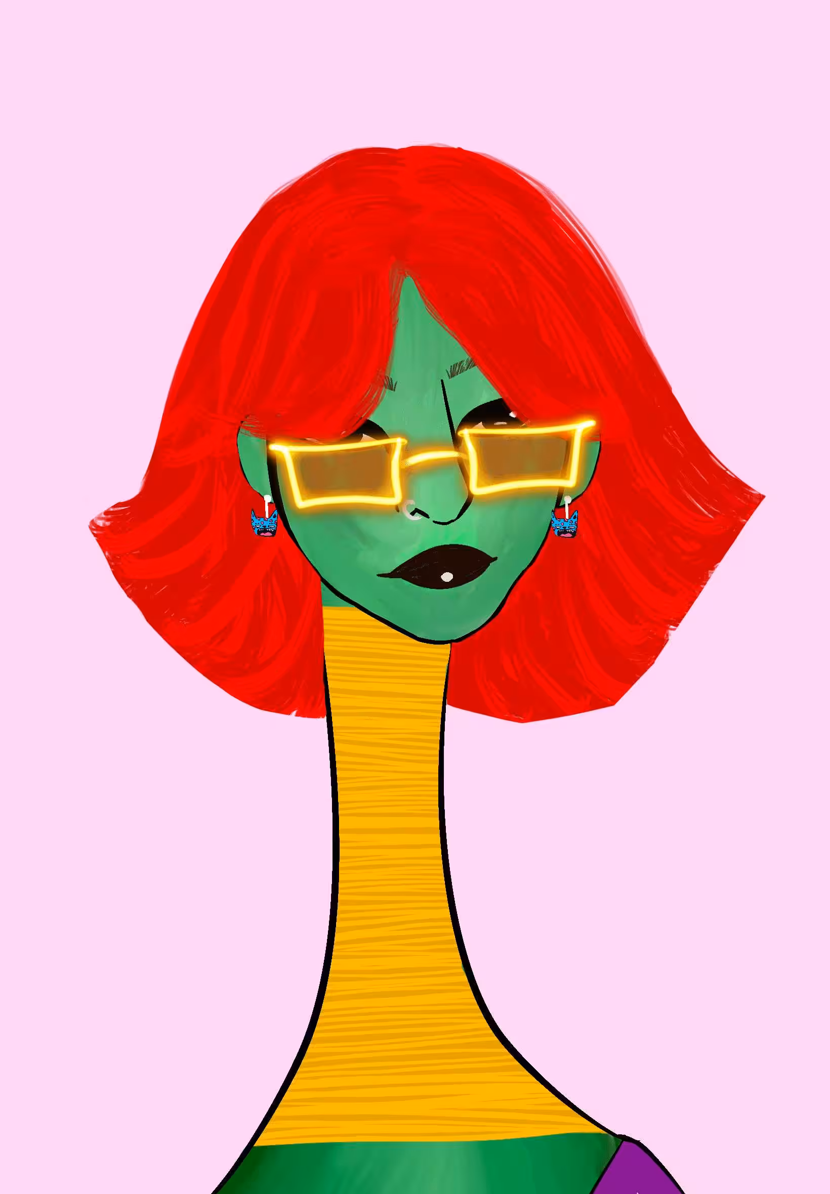 Long Neckie Ladies: Long Neckie Lady #2774