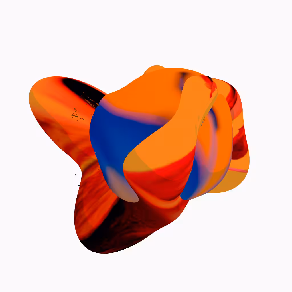 dall·e blob spring 114 high tech trans glitch