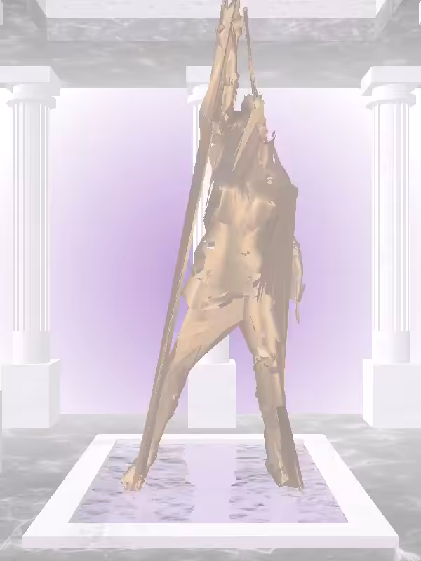 HeavenComputer: The Jazzy Old Bronze Woman #6590