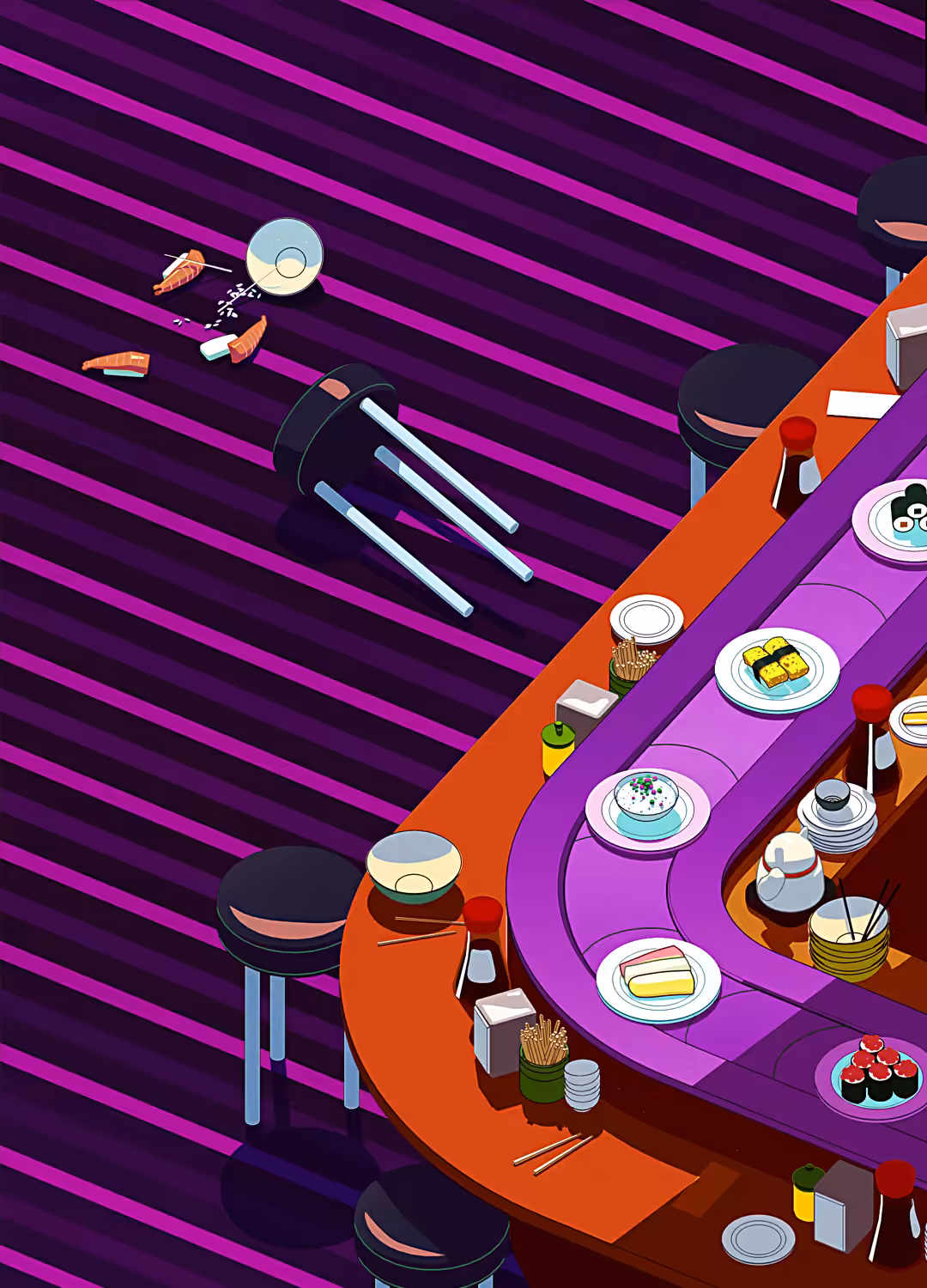 Sushi runaway