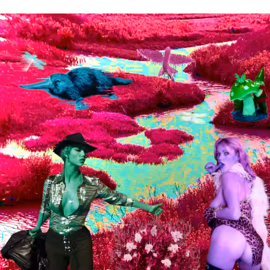 glitchy fantasy