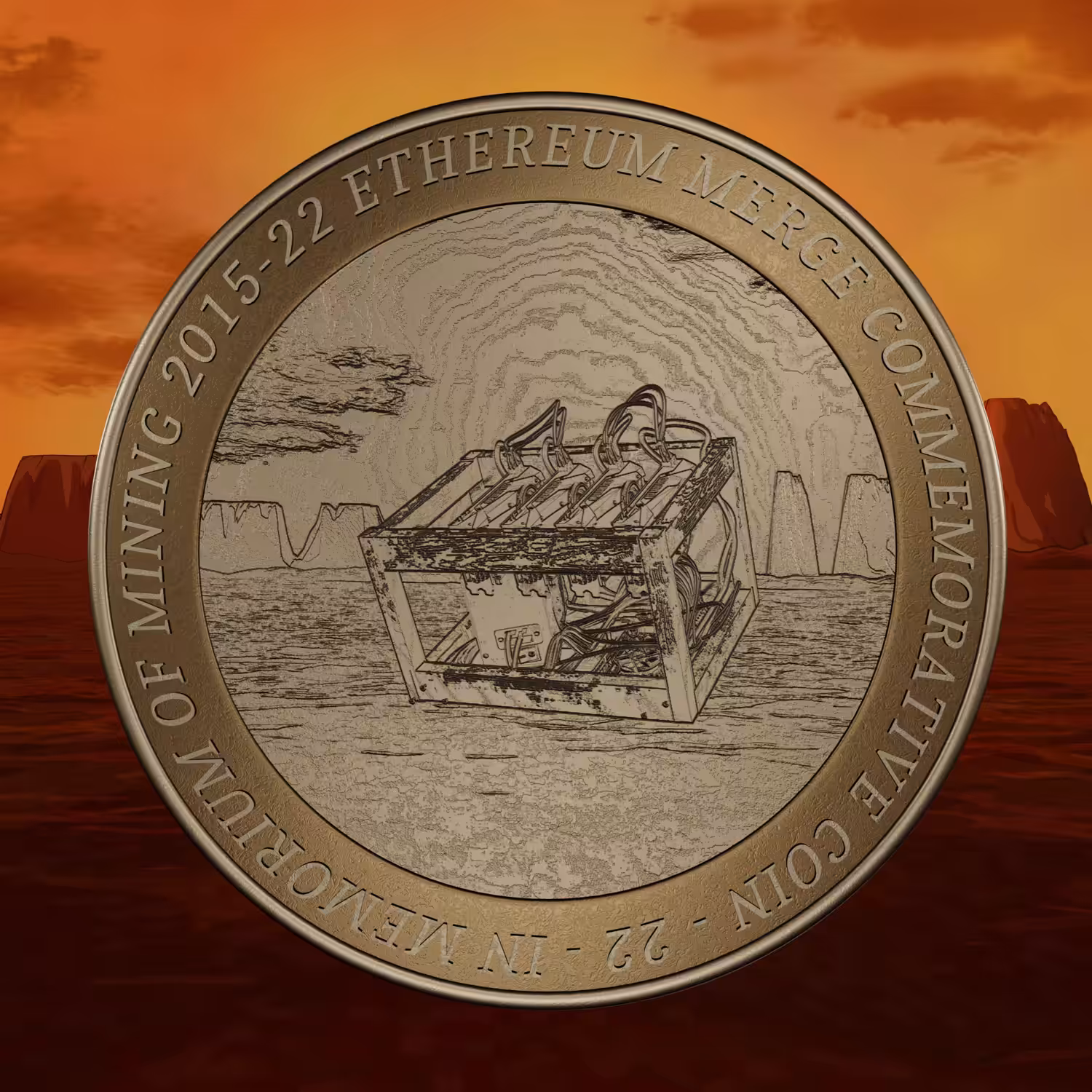 Ethereum Mining Commemorative Coin