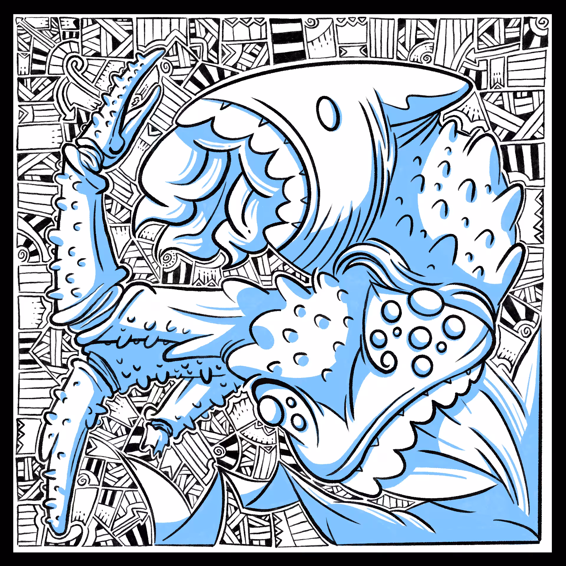 Creature 047 Lineart