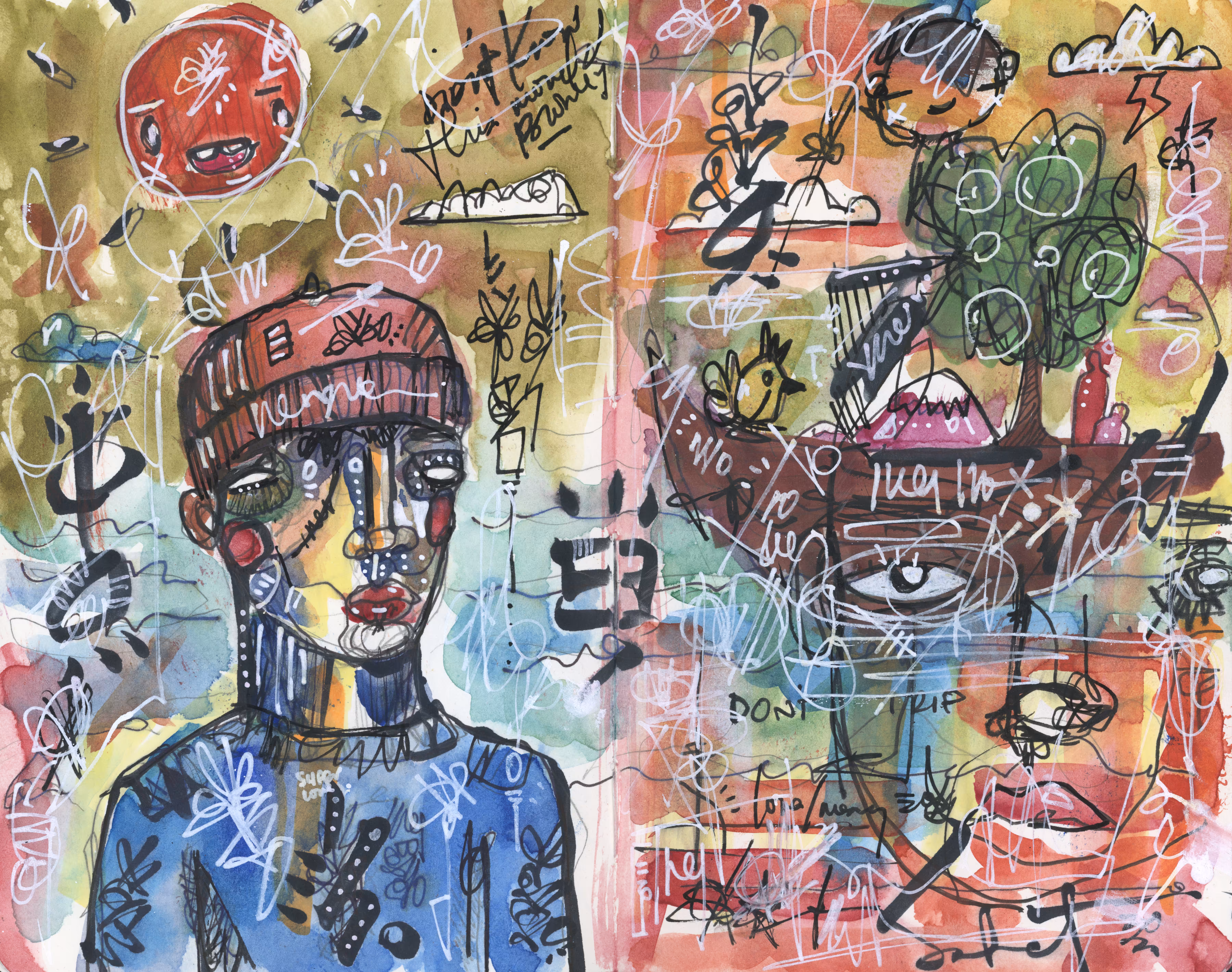 #025 / DON'T TRIP 2021 SABET/ SKETCHBOOK 1