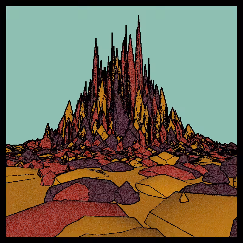 Crystal forest #19