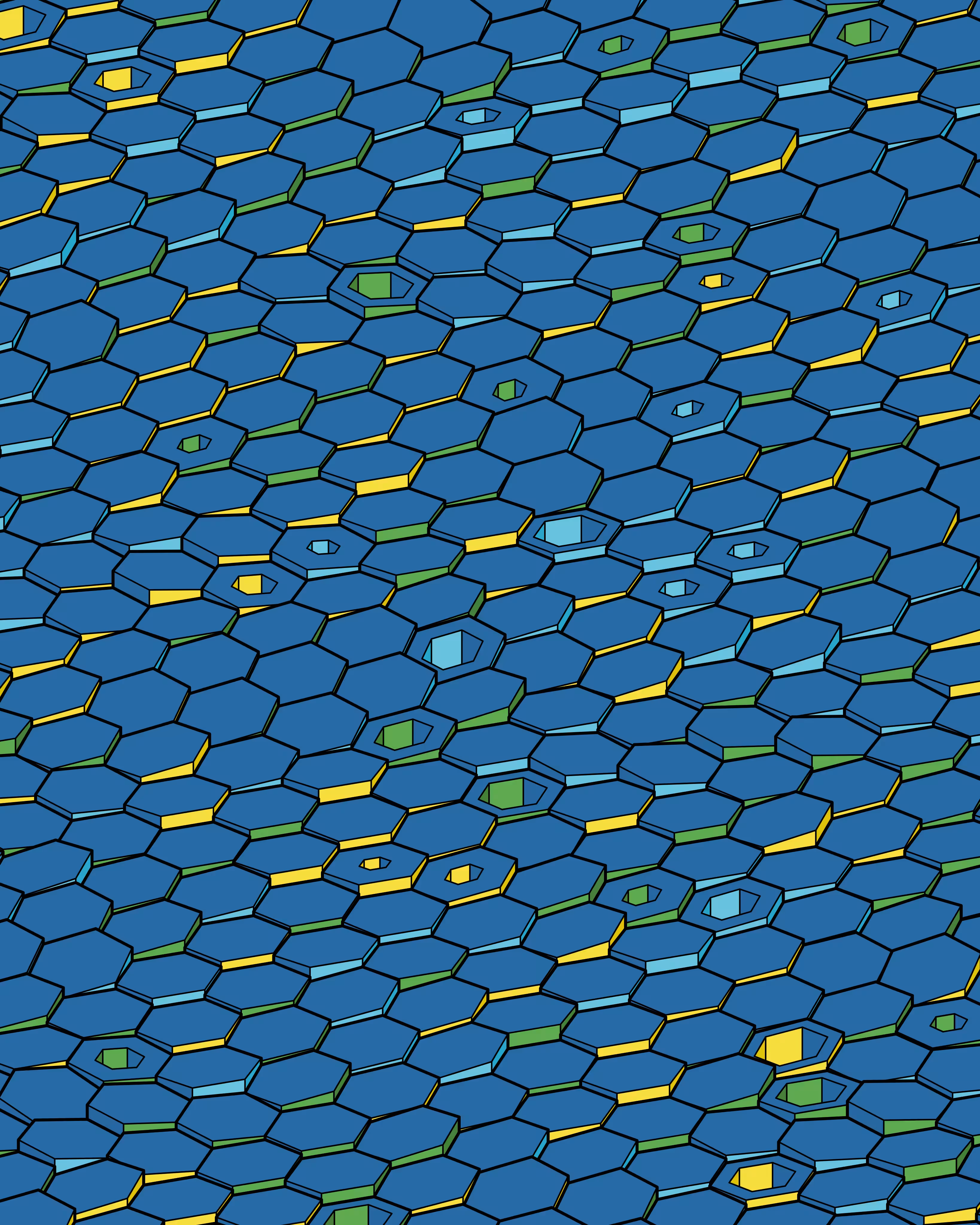 Hexagones Landscape #40