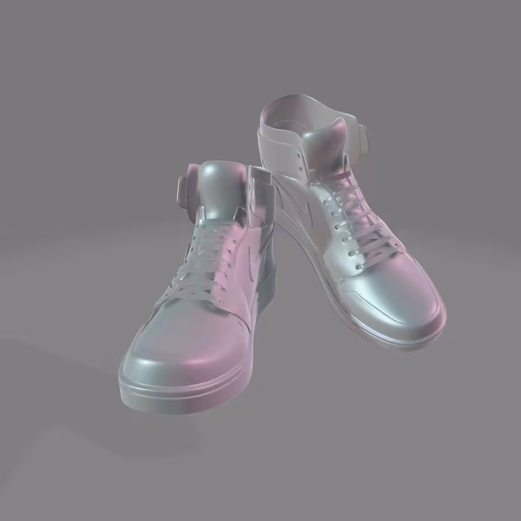 Silver NIKE Shoes
