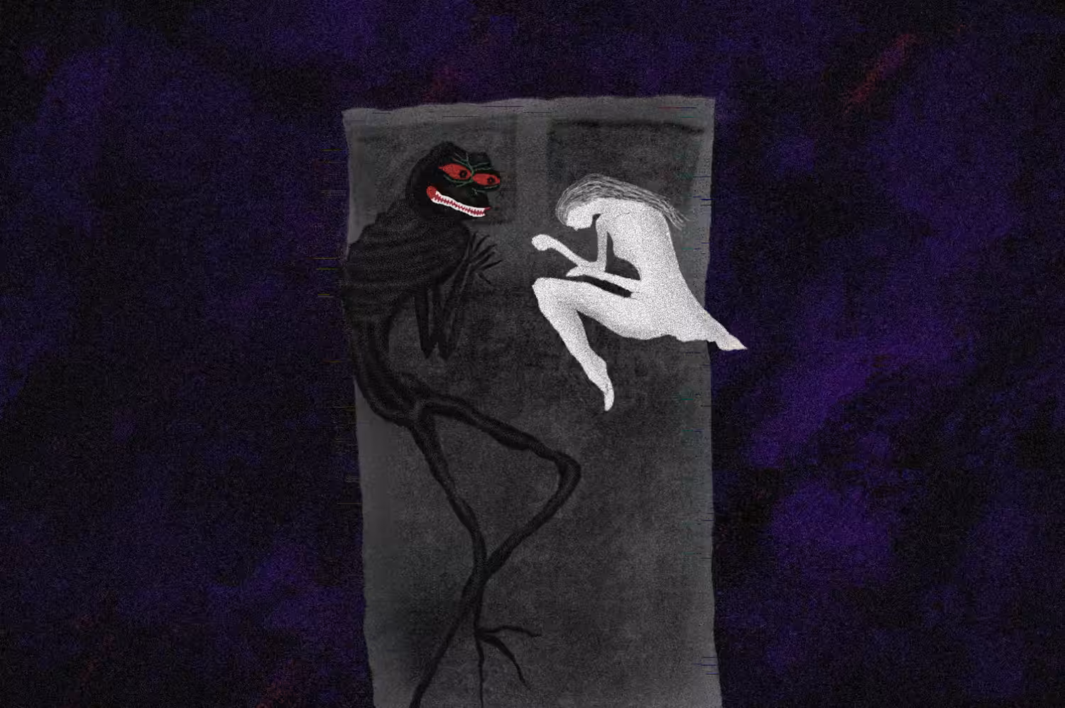 Rare Pepe at night