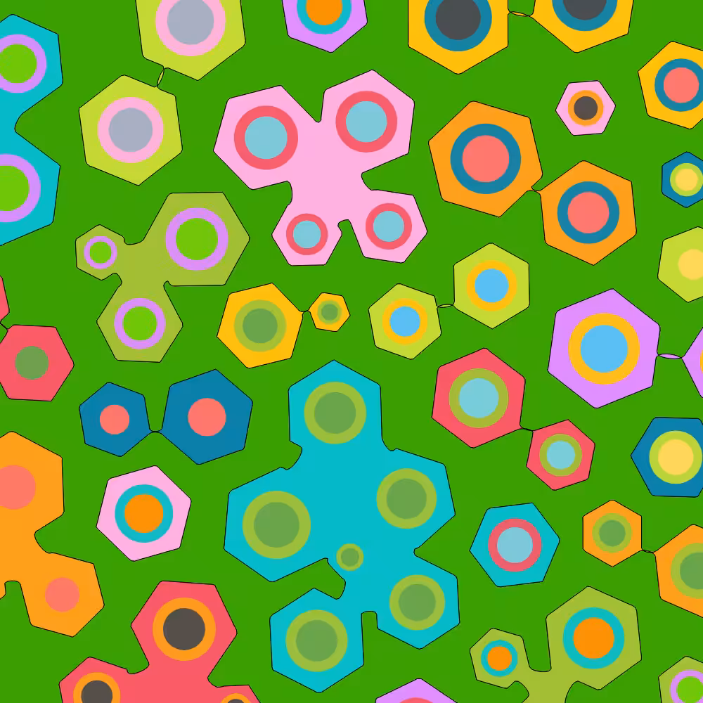 Colorful cartoon shapes(free edition) #42
