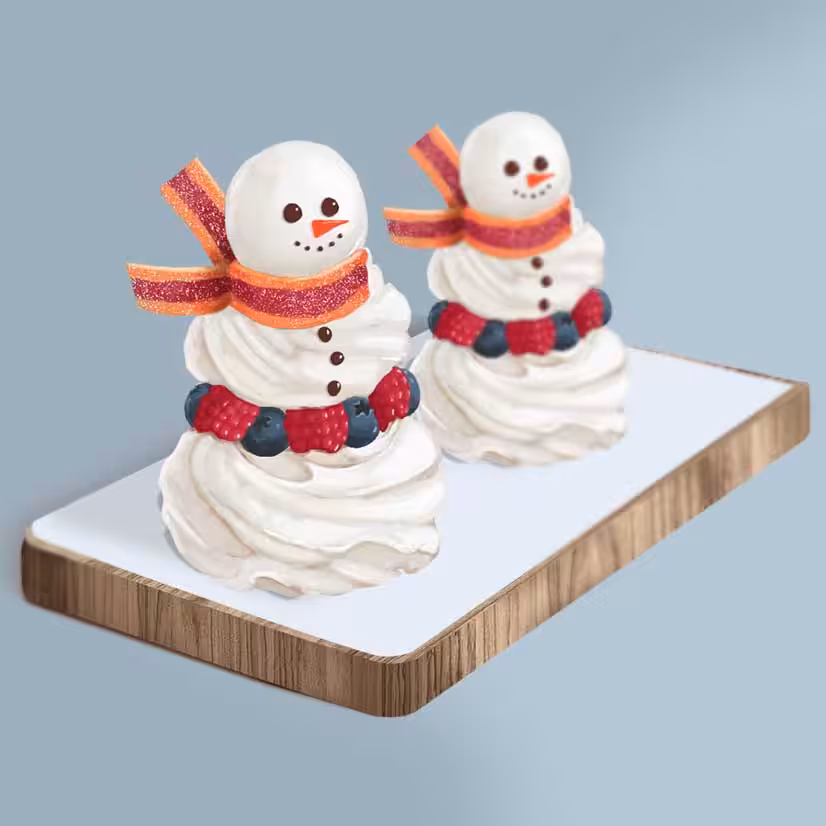 Snowman Pavlova