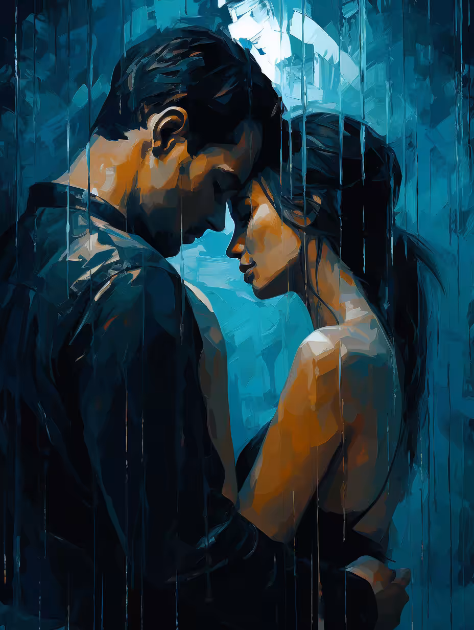 Love in blue