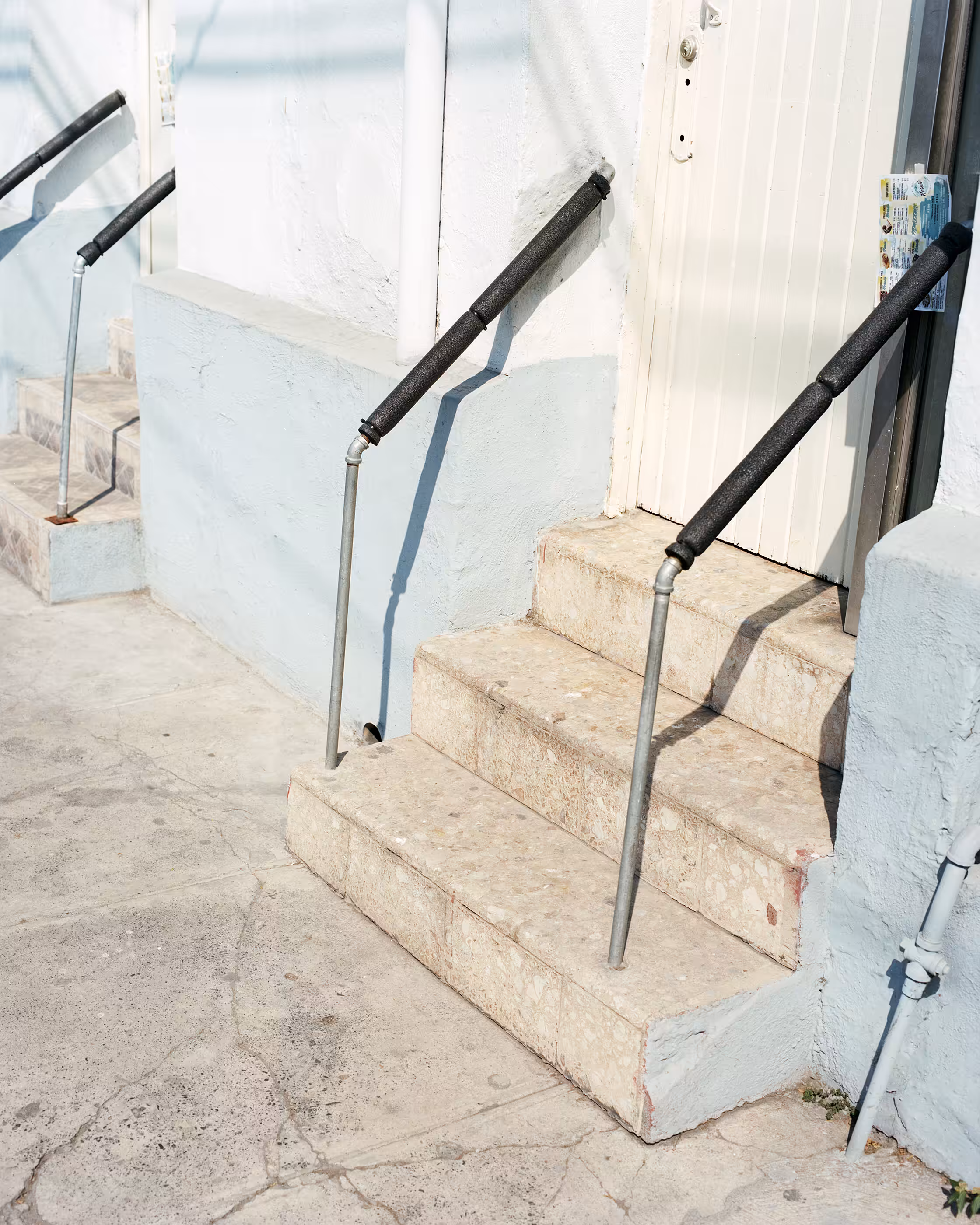 Covered Pipe Handrails