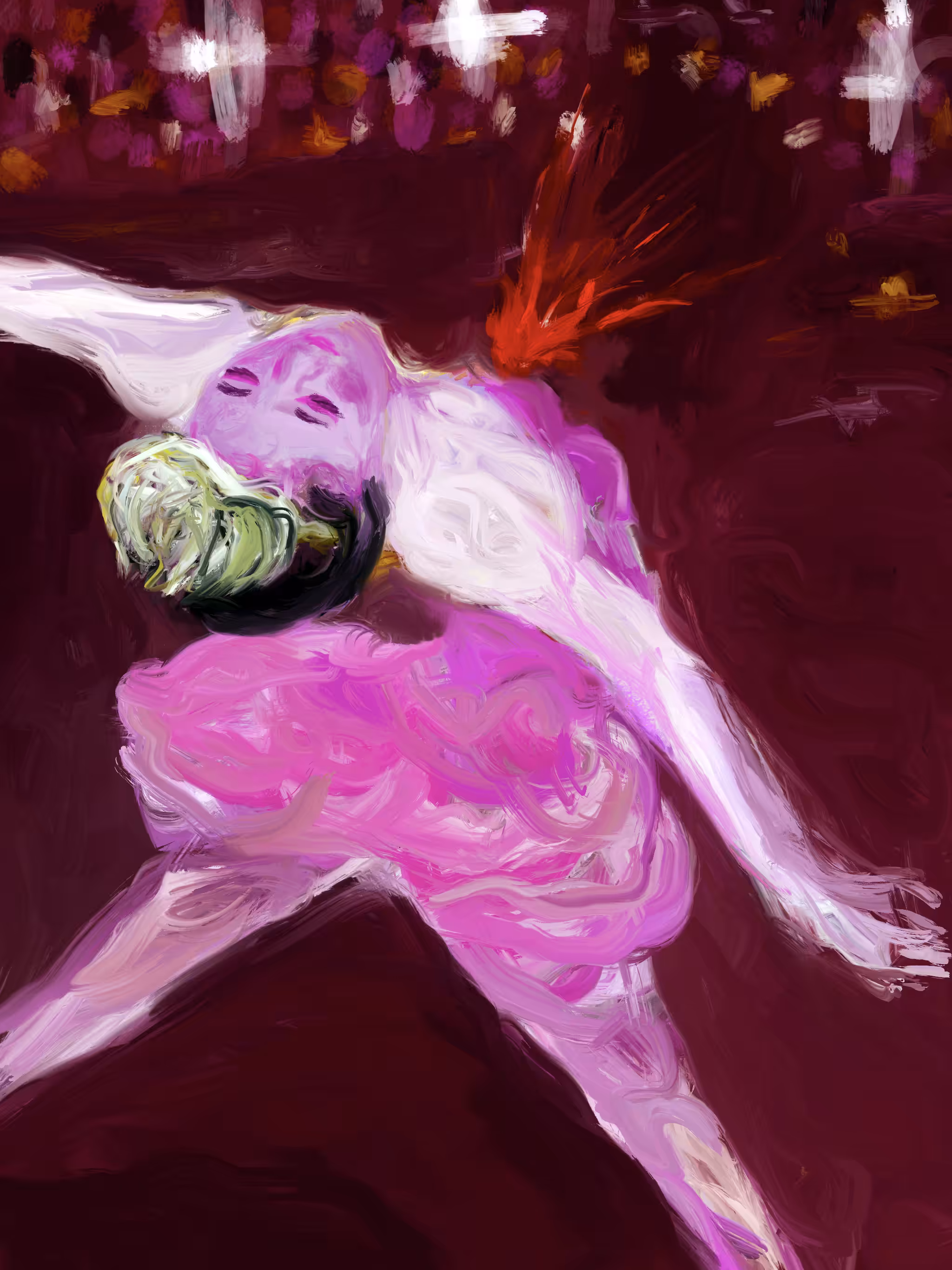 The Ballerina Against A Bullet