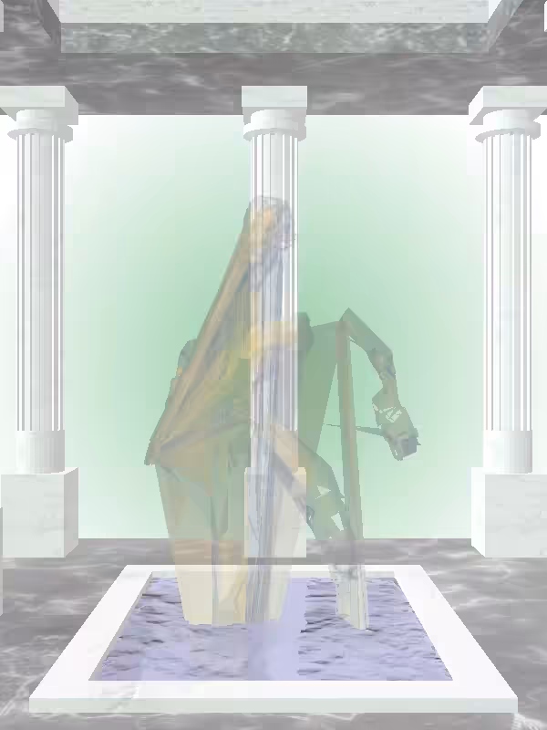 HeavenComputer: The Fading Dancing Sunlit Cobalt Woman #7187