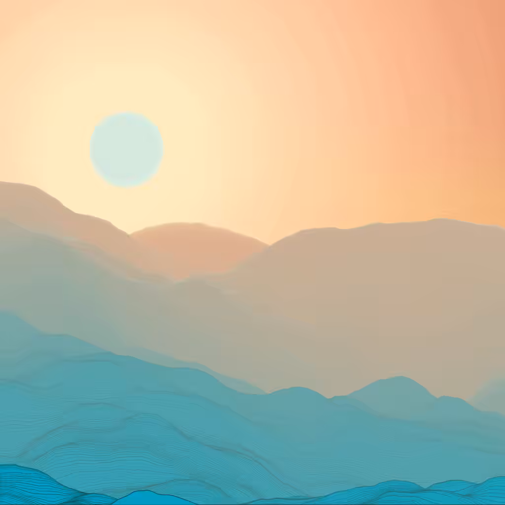 Valley at Dawn #140