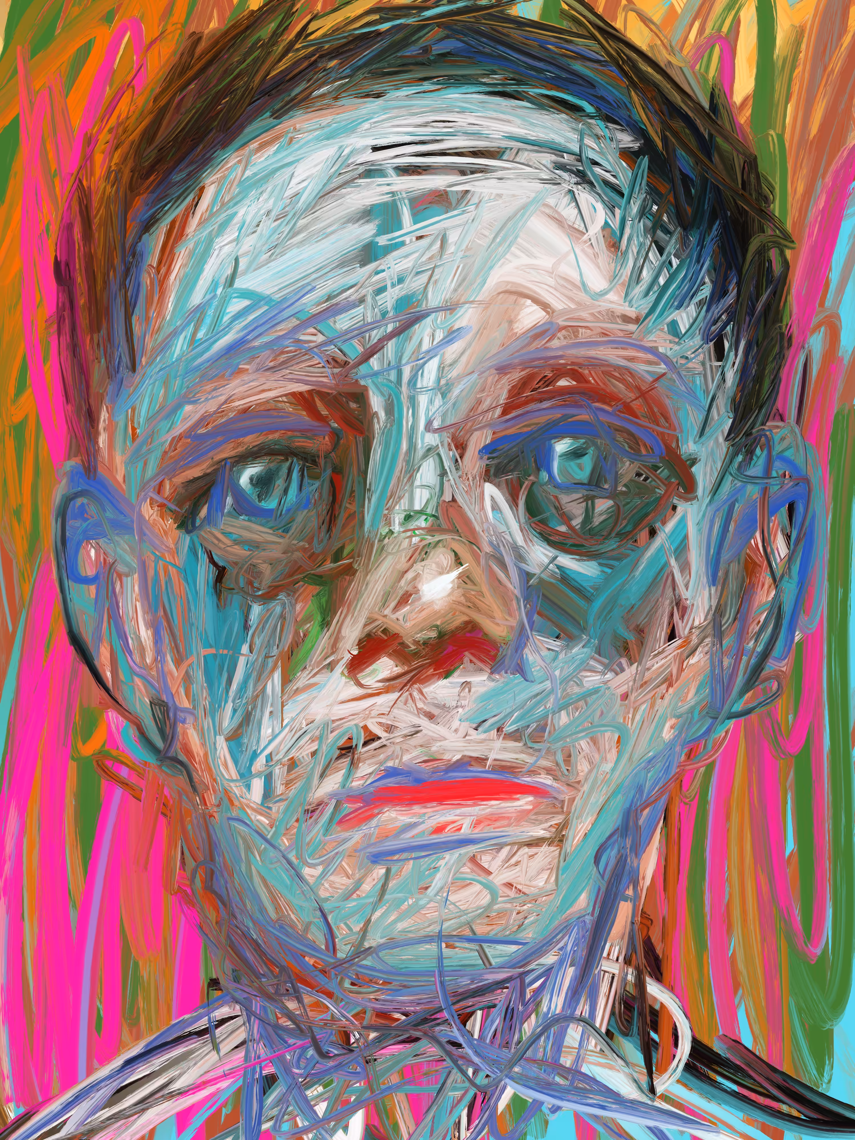 Blue Portrait