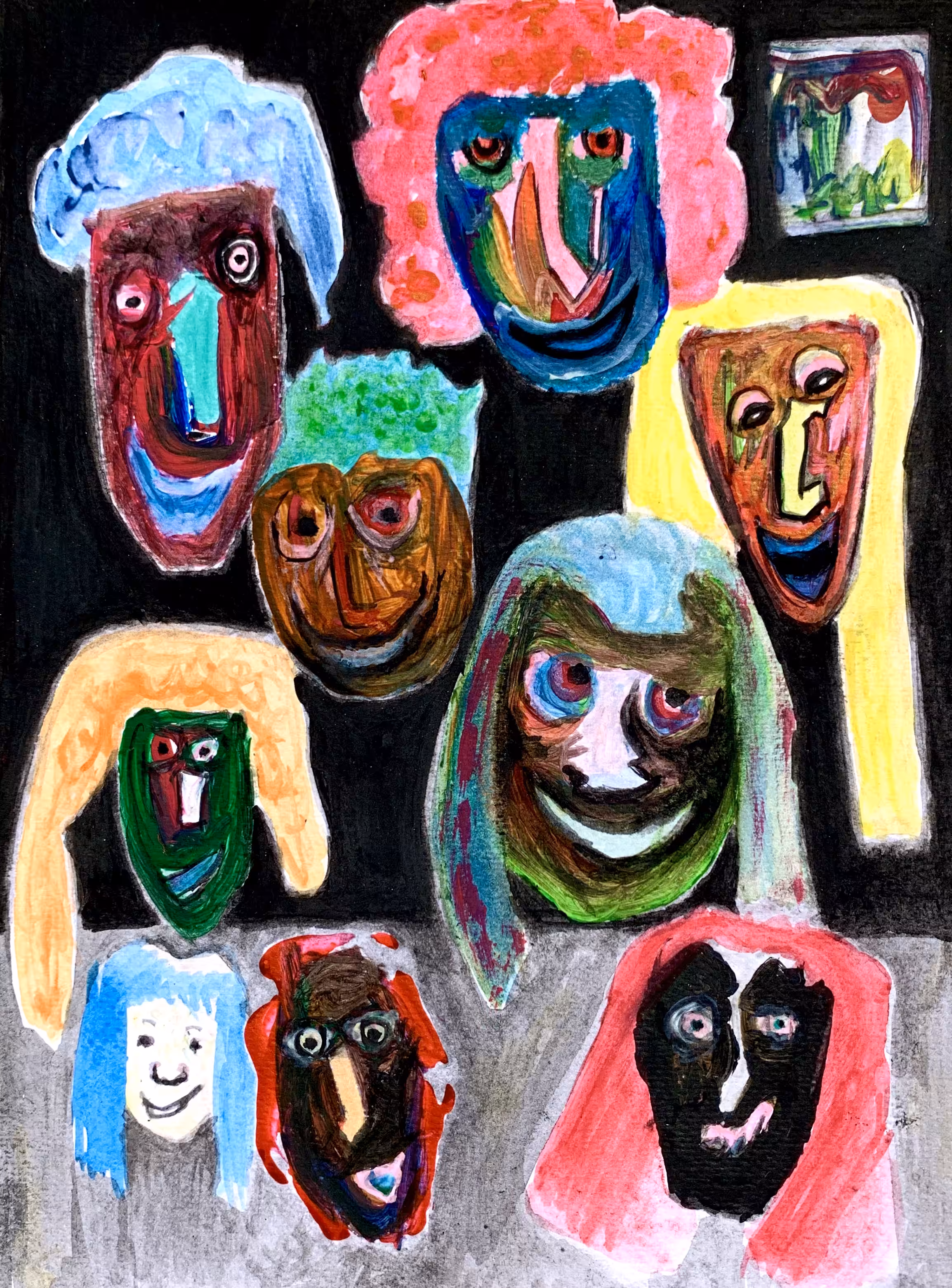 Creepy faces #8