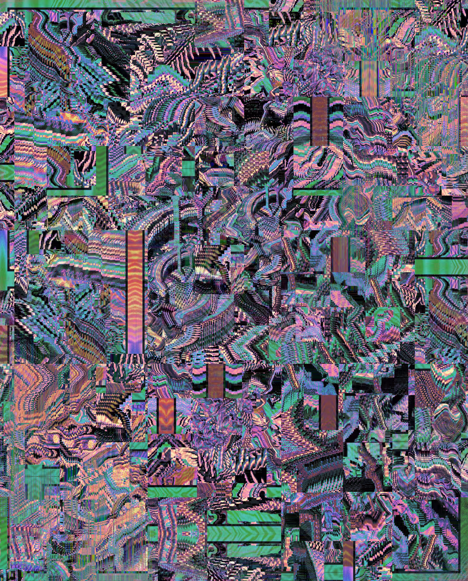 Glitched Traces: A reference for the eternal pulse